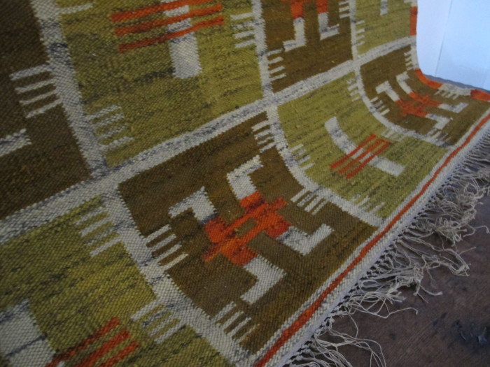 Mid-Century Polish Wool Tapestry 